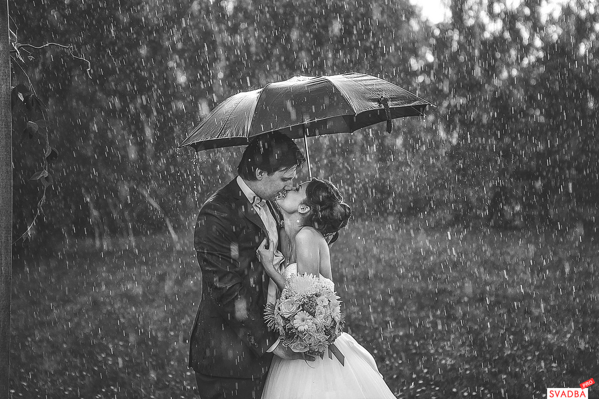 Фотограф под зонтом