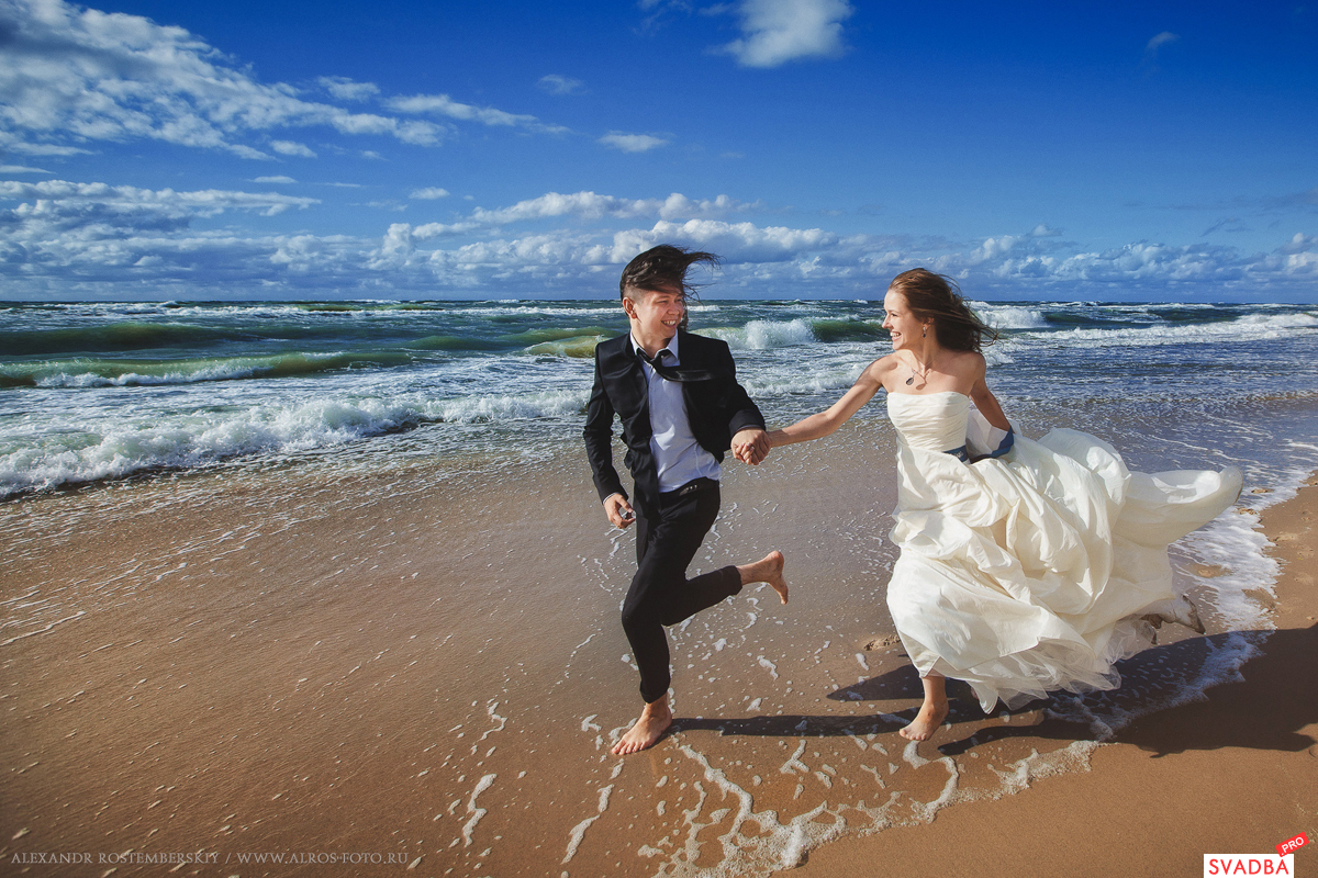 Свадебные фотосессии у моря в Калининграде