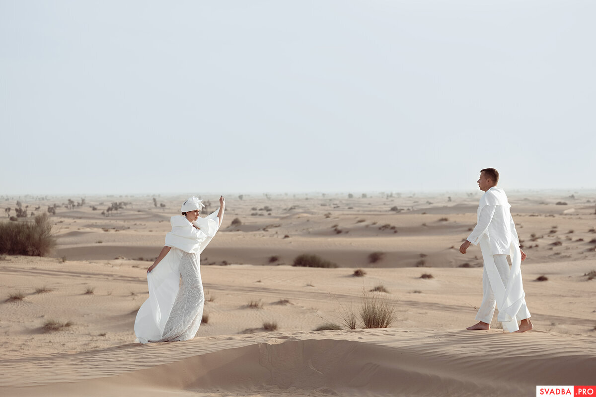 Фотосессия в пустыне Дубая