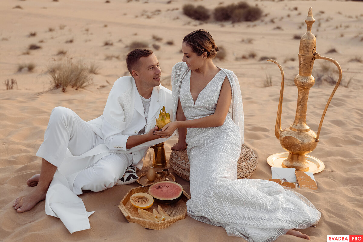 Свадьба в пустыне Дубая
