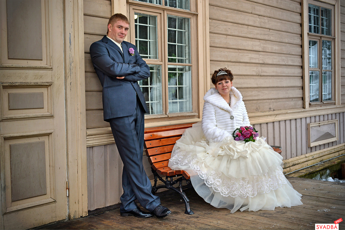 Свадебная фотосессия с полной невестой