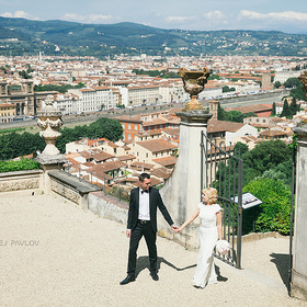 Свадьба во Флоренции, Италия.
