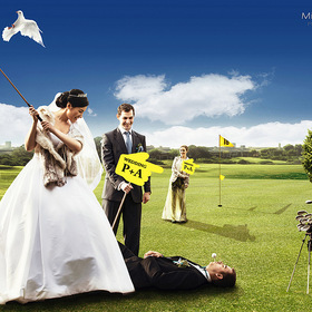 Wedding golf