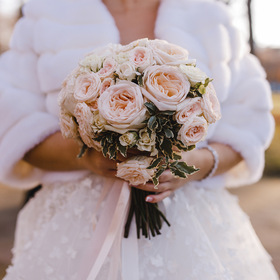 Букет невесты из роз Дэвид Остин