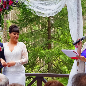 Свадебная церемония на турбазе "Ильичёво".  Ленобласть