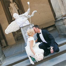 Свадьба во Флоренции, Италия.