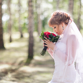 Свадебное фото невесты