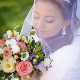 Свадебная фотосессия жениха и невесты