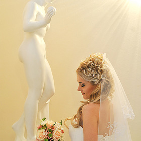 Свадебная фотография невесты.