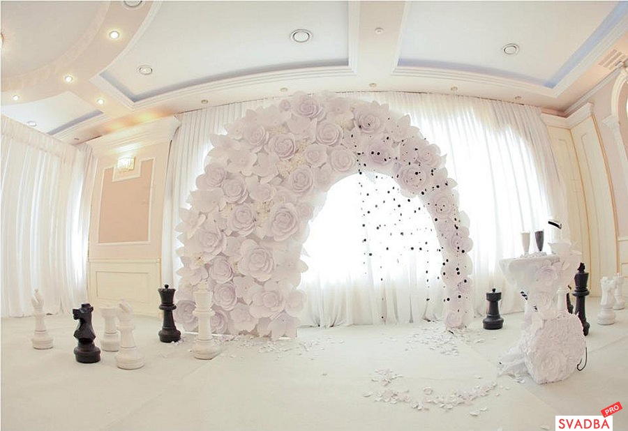 Оформление арки на свадьбу